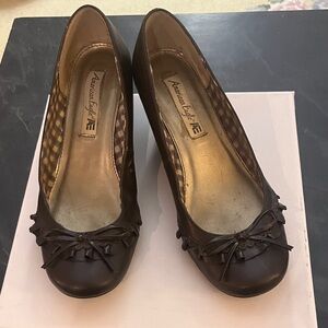 American Eagle Outfitters Chocolate Brown Heels